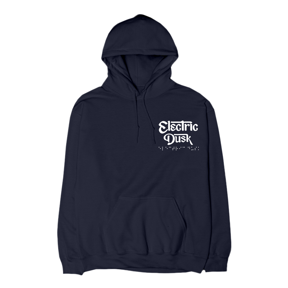 Electric Dust Hoodie Blue Front